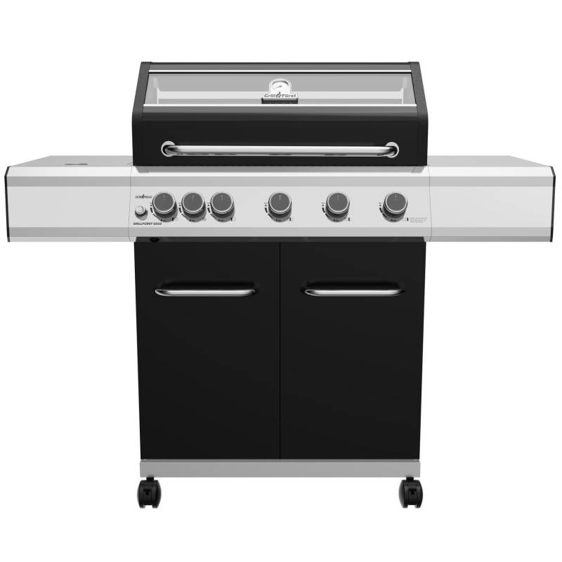 Grillfürst G510E 5-Brenner Gasgrill mit Hochtemperaturbrenner und Edelstahl Rosten