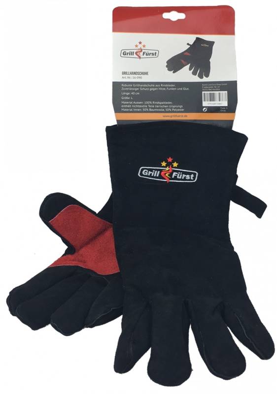 Grillfürst Grillhandschuhe Leder (Paar)