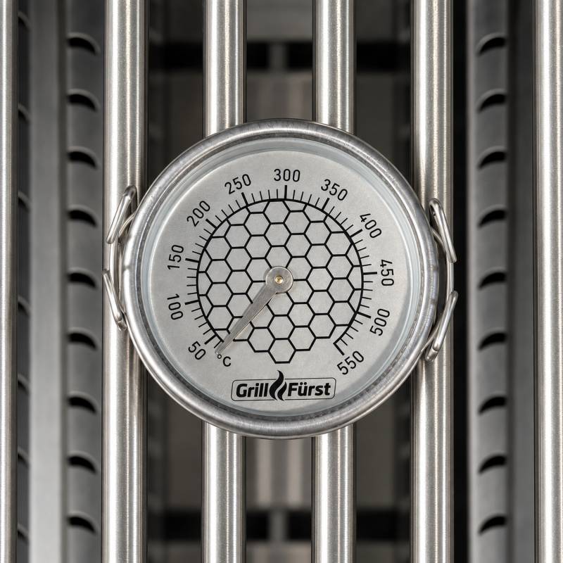 Grillfürst Grillrost Thermometer - bis 550°C