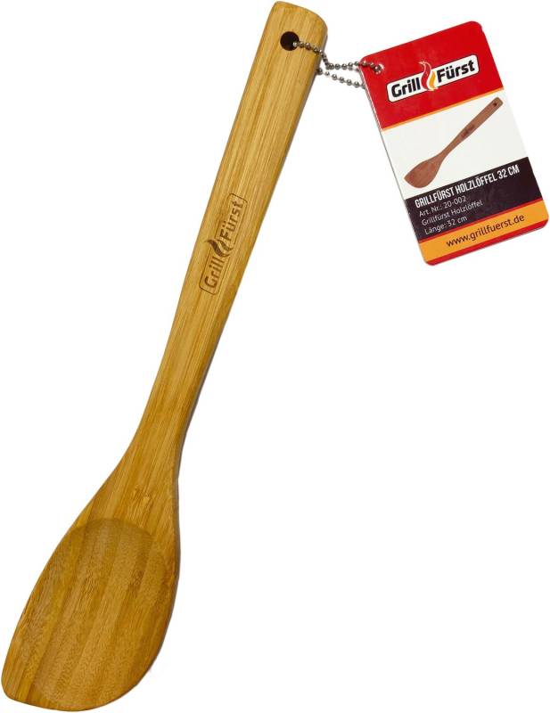 Grillfürst Holzlöffel / Kochlöffel 32 cm, Bambusholz