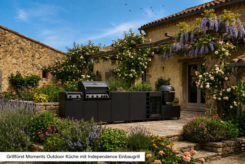 Grillfürst Independence P230E XXL Einbau-Infrarotbrenner - mattschwarz