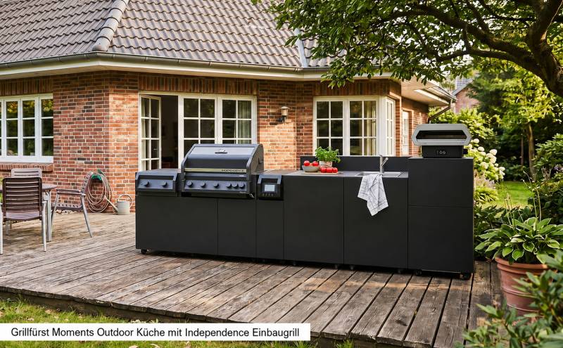 Grillfürst Independence P230E XXL Einbau-Infrarotbrenner - mattschwarz