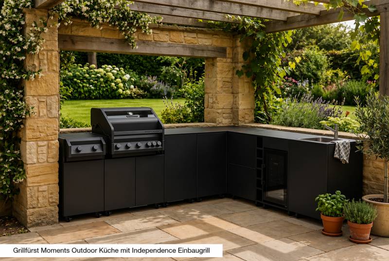 Grillfürst Independence P230E XXL Einbau-Infrarotbrenner - mattschwarz