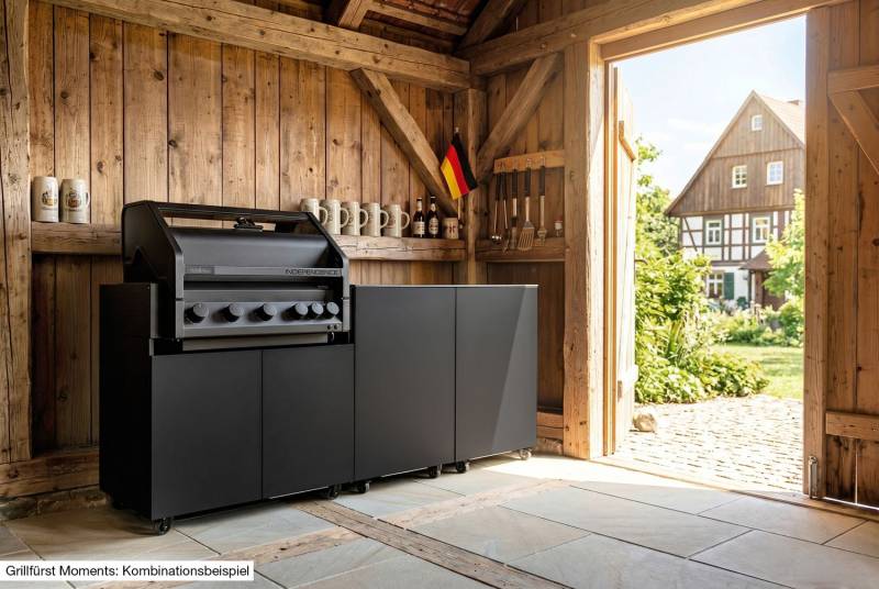 Grillfürst Moments Grillschrank für Kamado Grill, Nero