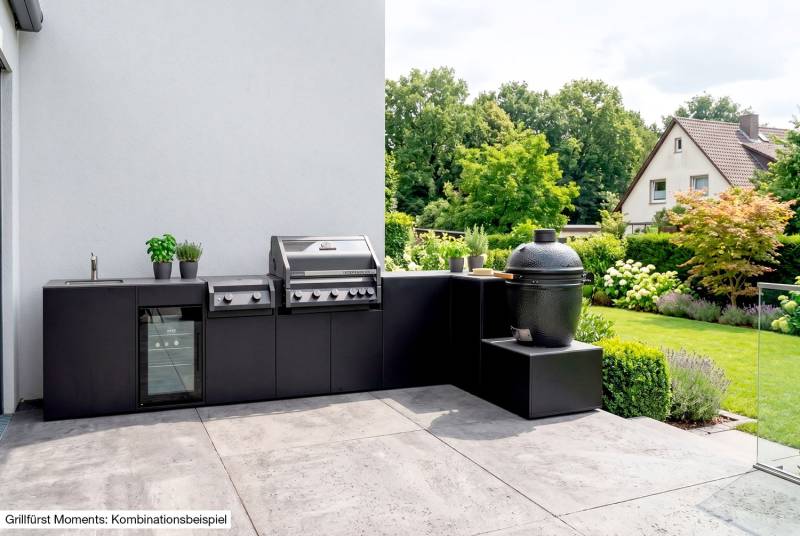 Grillfürst Moments Grillschrank für Kamado Grill, Nero