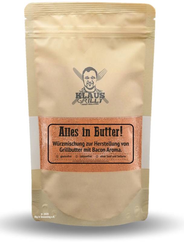 Alles in Butter Gewürzmischung 250 g Beutel by Klaus grillt