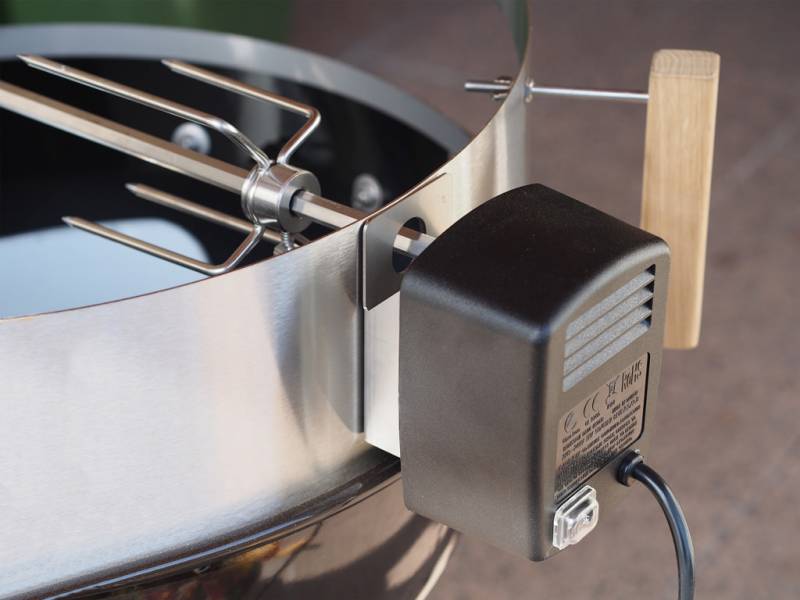 Moesta Rotisserie Set mit 230 V Motor - für 67cm PizzaRing