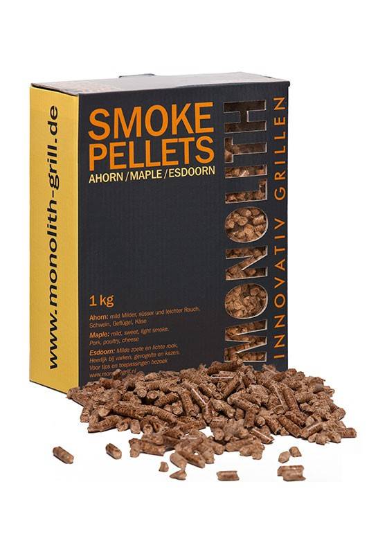 Monolith Smoke Pellets / Grillpellets Ahorn (Maple) 1kg Karton