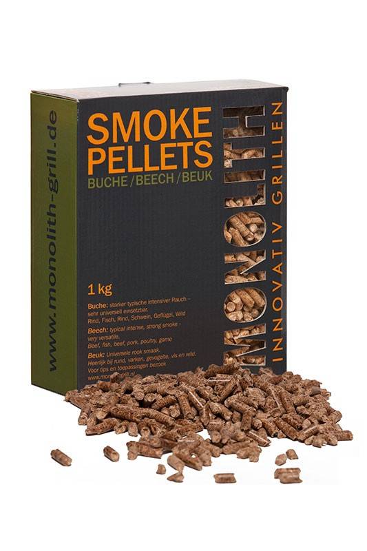 Monolith Smoke Pellets / Grillpellets Buche (Beech) 1kg Karton