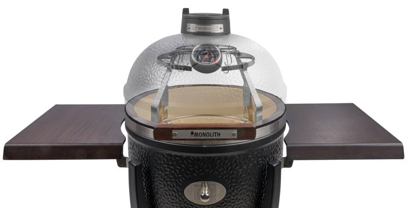 Monolith Grill TWO.66 - MIT Gestell und Seitentischen - inkl. Smoke Set