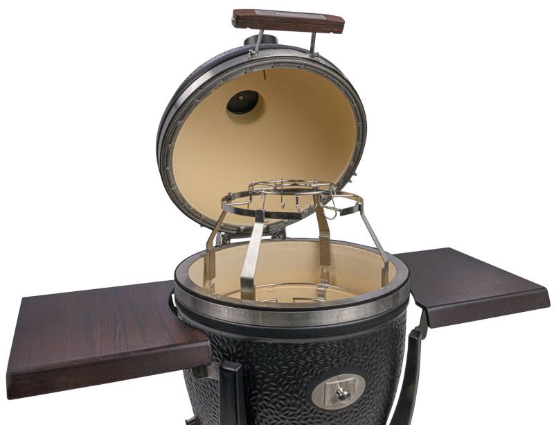 Monolith Grill TWO.66 - MIT Gestell und Seitentischen - inkl. Smoke Set