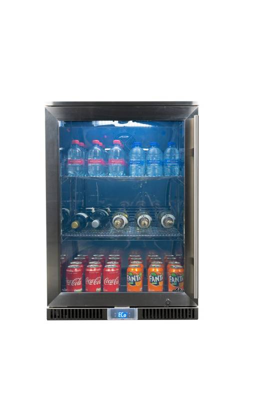 Napoleon Outdoor - Kühlschrank, 135 Liter, linksdrehende Tür mit Doppelverglasung und LED Beleuchtung - wasserdicht nach IP24