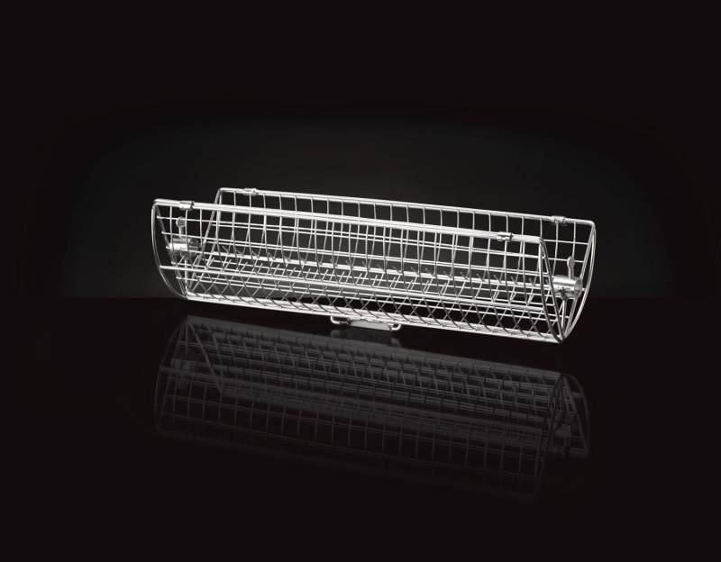 Napoleon Edelstahl Drehspießkorb mit zwei Kammern