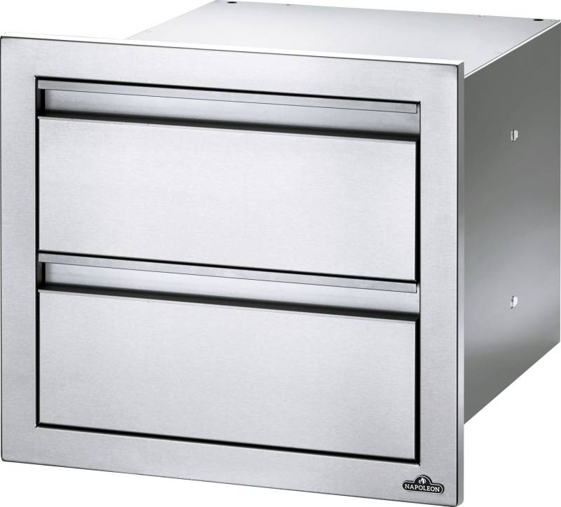 Napoleon Einbauschrank mit Doppel-Schublade, klein (46 x 41 cm)