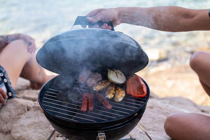 Napoleon Premium Holzkohlegrill Kugelgrill tragbar Ø 37 cm