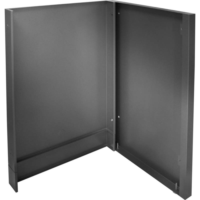 Napoleon Outdoor Küche Oasis - Abschlussblende für einen Kühlschrank mit einer Tür, mattschwarz