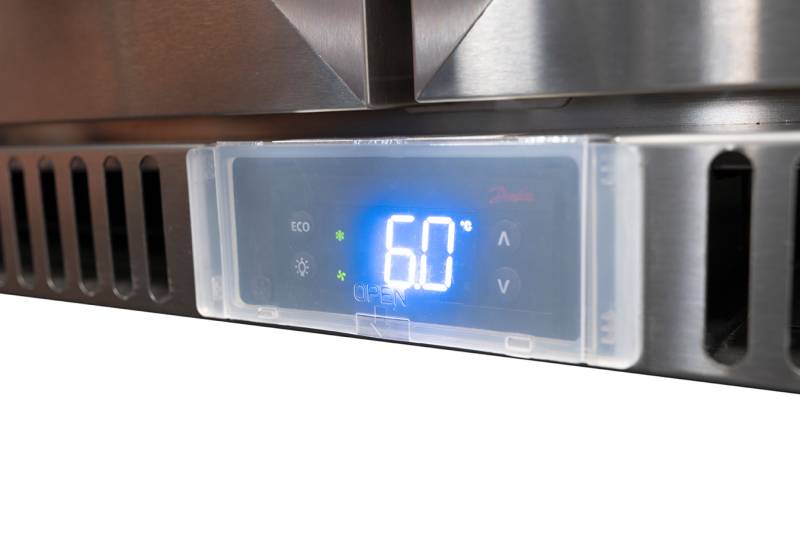 Napoleon Outdoor - Kühlschrank, 210 Liter, 2-türig mit Doppelverglasung und LED Beleuchtung - wasserdicht nach IP24