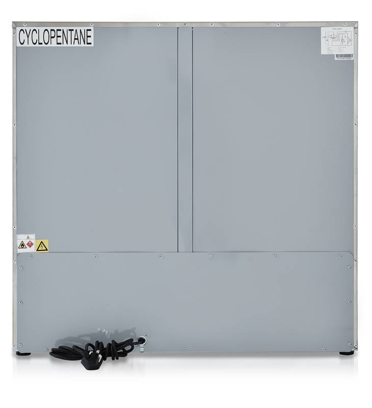 Napoleon Outdoor - Kühlschrank, 210 Liter, 2-türig mit Doppelverglasung und LED Beleuchtung - wasserdicht nach IP24