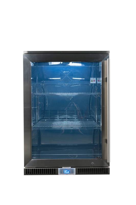Napoleon Outdoor - Kühlschrank, 135 Liter, linksdrehende Tür mit Doppelverglasung und LED Beleuchtung - wasserdicht nach IP24