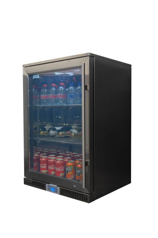 Napoleon Outdoor - Kühlschrank, 135 Liter, linksdrehende Tür mit Doppelverglasung und LED Beleuchtung - wasserdicht nach IP24