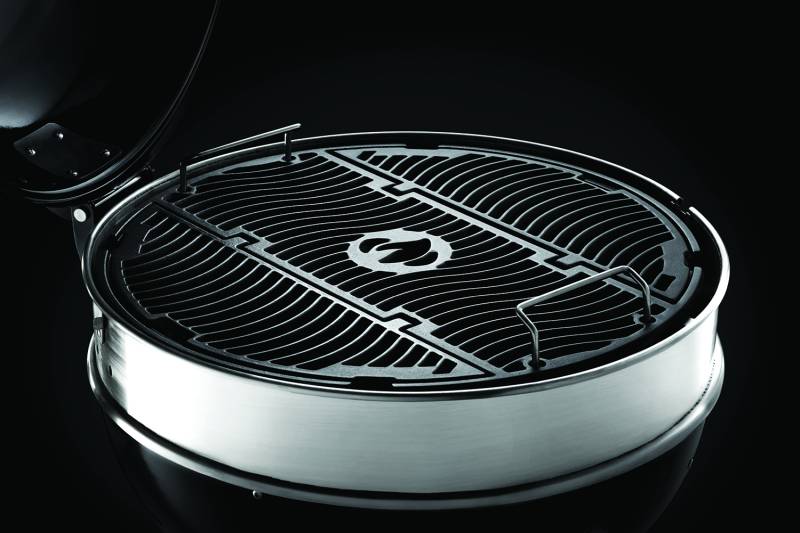 Napoleon PRO Holzkohlegrill Kugelgrill Ø 57 cm mit Gussrost und Deckelscharnier