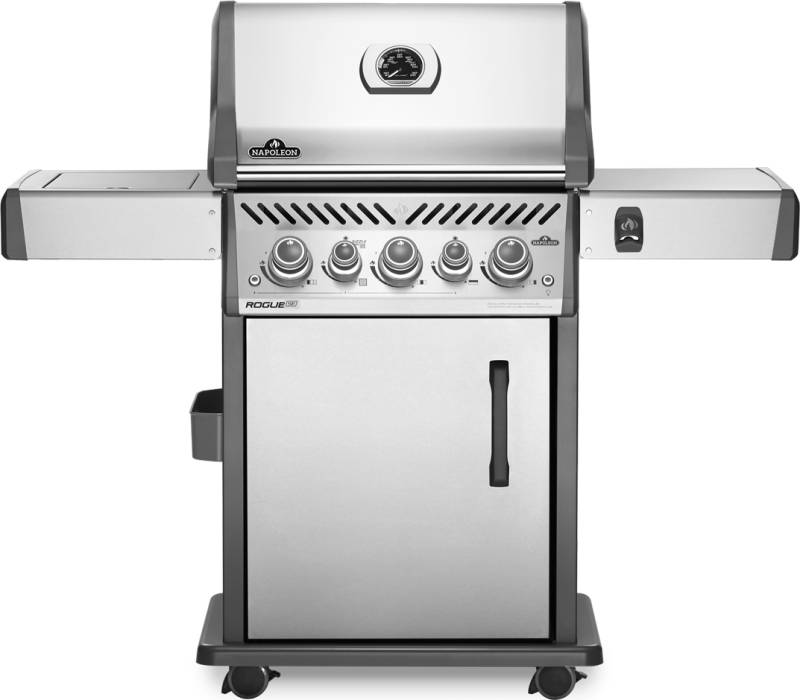 Napoleon Rogue SE 425 Edelstahl Gasgrill mit Sizzle Zone und Heckbrenner - Modell 2024