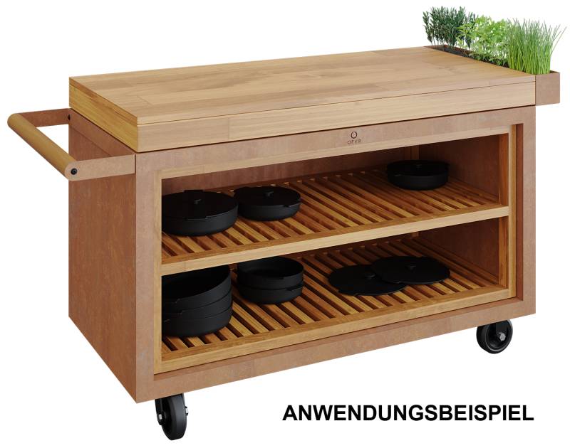 OFYR Storage Insert PRO Large - Teakholz Regaleinsatz