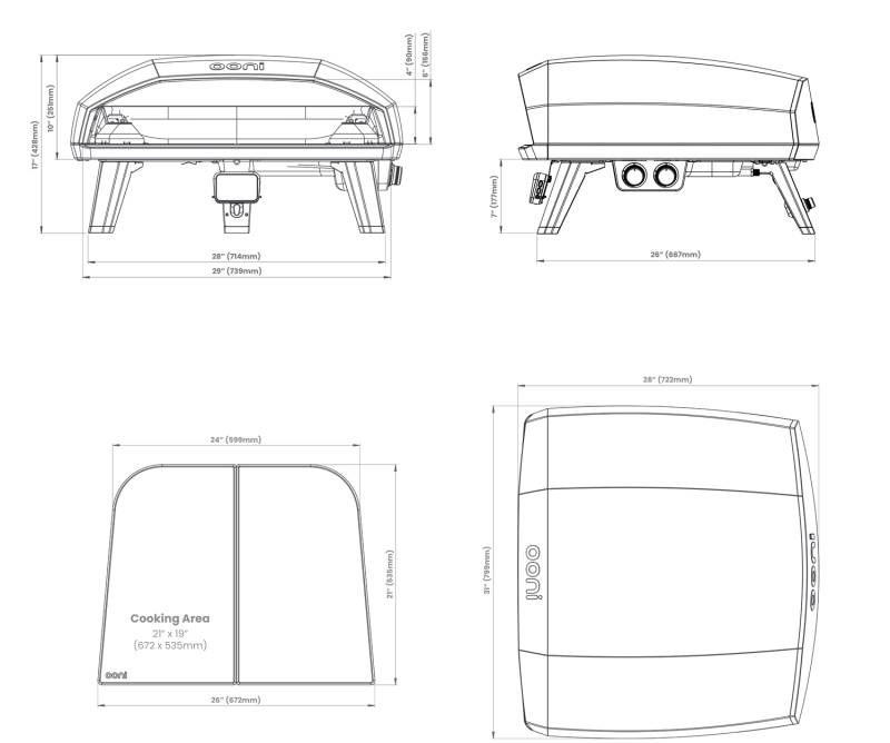 Ooni Pizzaofen Gas Koda 2 Max