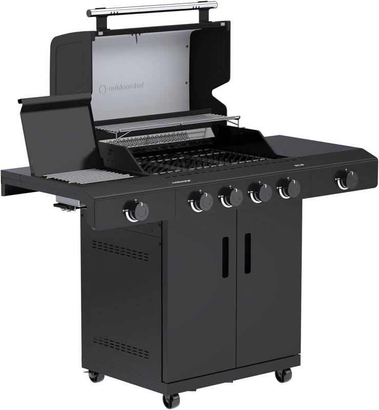 Outdoorchef Gasgrill - Grillstation HEAT C-435 RB mit Blazing Zone und Heckbrenner