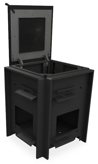 Outdoorchef Eckmodul HEAT mit Stauraumfach - inkl. Arbeitsplatte Granit