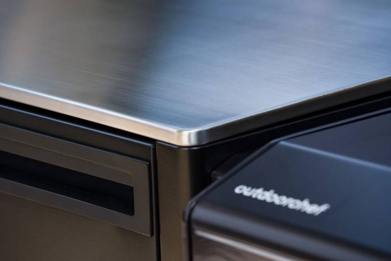 Outdoorchef Arbeitsplatte HEAT Eckmodul Edelstahl