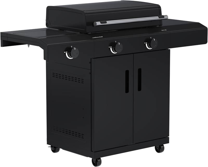 Outdoorchef Planchagrill HEAT C-265 - mit Doppel-Blazing-Zone, Cooking Zone und Gusseisen-Plancha