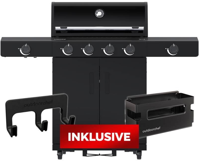 Outdoorchef Gasgrill - Grillstation HEAT C-435 RB mit Blazing Zone und Heckbrenner