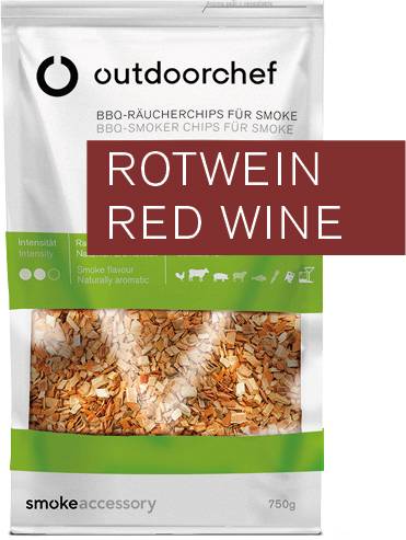 Outdoorchef SMOKE Räucherchips - Rotwein