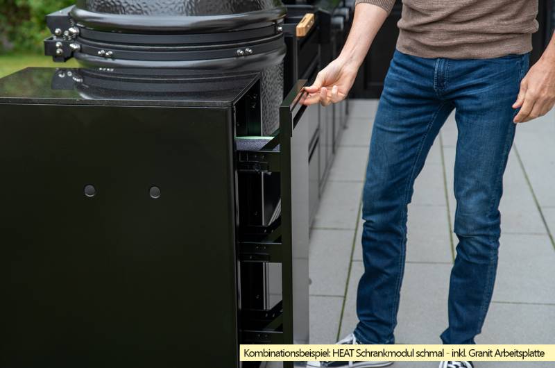 Outdoorchef Schrankmodul HEAT - schmal - Multifunktions-Auszug (Apothekerschrank)