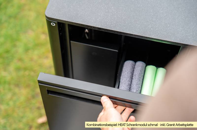 Outdoorchef Schrankmodul HEAT - schmal - Multifunktions-Auszug (Apothekerschrank)
