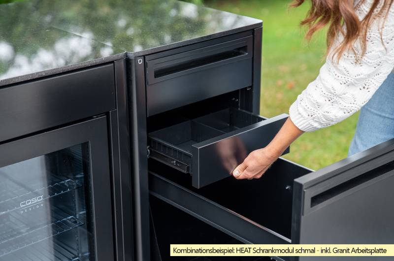 Outdoorchef Schrankmodul HEAT - schmal - Schubladen