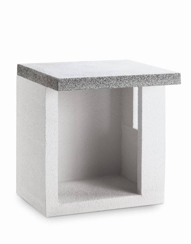 Palazzetti Outdoor Küche: Modul Schrank - Granit grau - inkl. Montagematerial