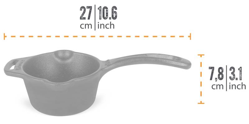 Petromax Gusseisen Saucentopf