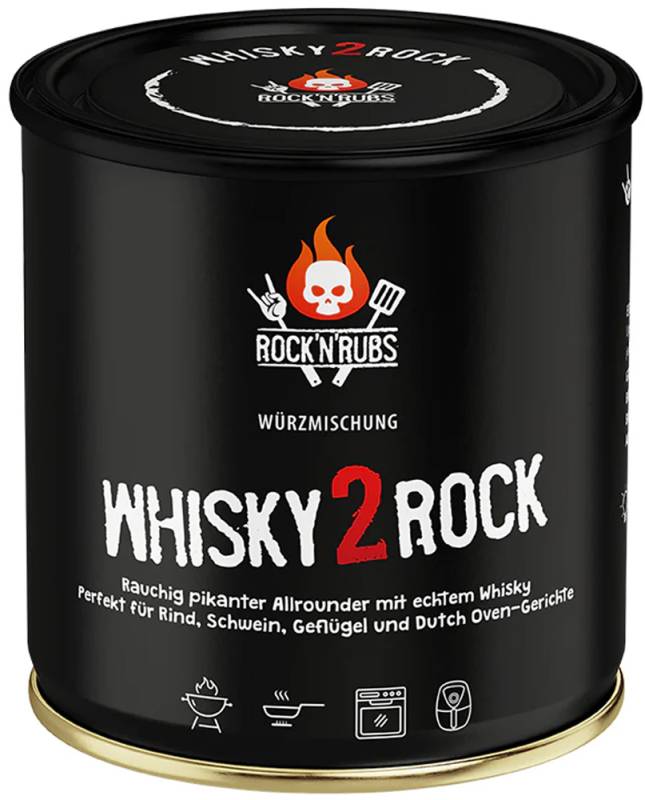 Rock'n Rubs - Whisky2Rock BBQ Rub - 140g Dose