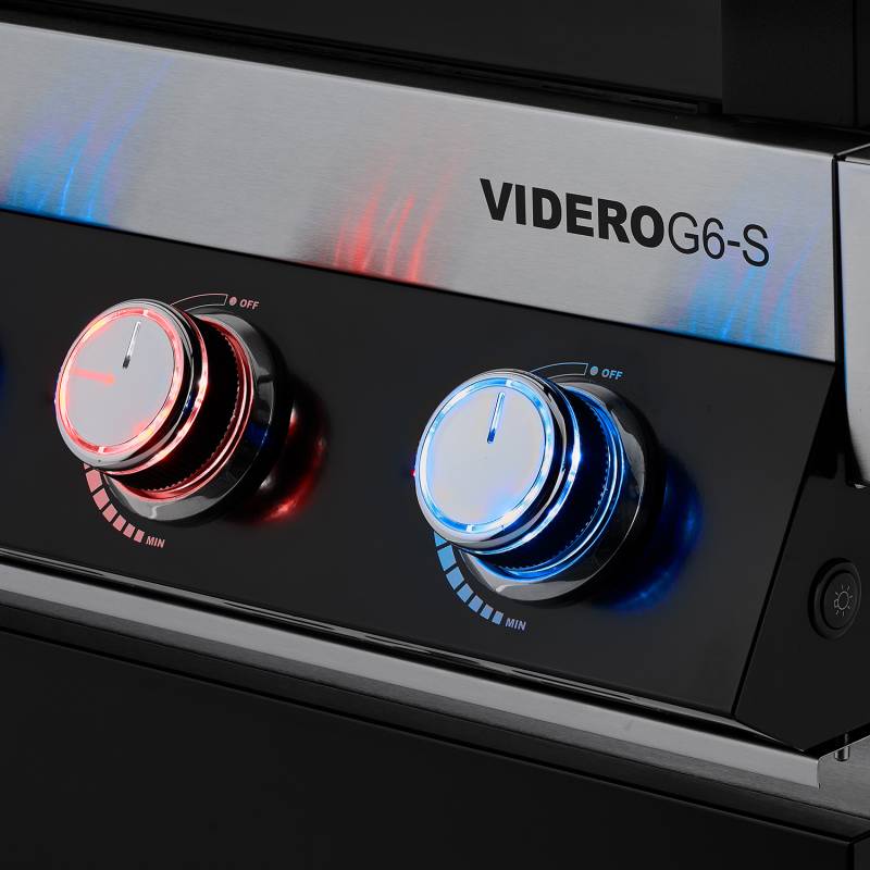 Rösle Gasgrill Videro G6-S VARIO+ schwarz - Modell 2025 - inkl. Abdeckhaube