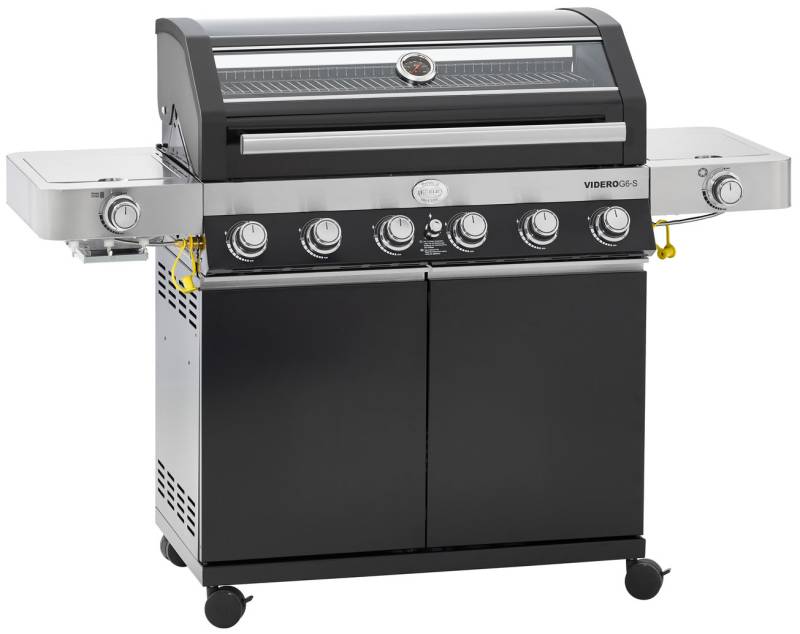 Rösle Gasgrill Videro G6-S VARIO+ schwarz - Modell 2025 - inkl. Abdeckhaube