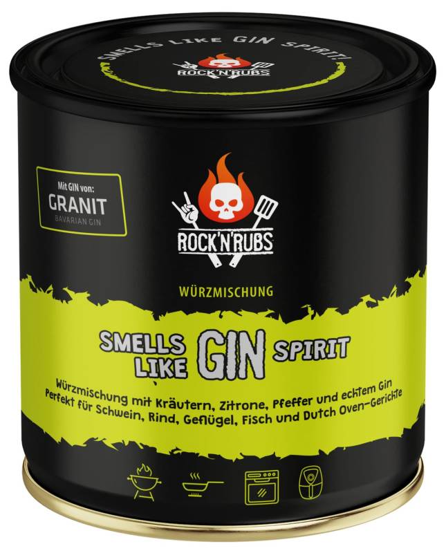 Rock'n Rubs - Smells like Gin Spirit - BBQ Rub 130 g Dose