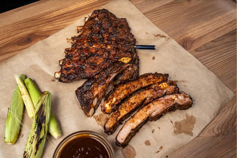 The MeatStick 4 - WLAN / Bluetooth Grillthermometer in grau