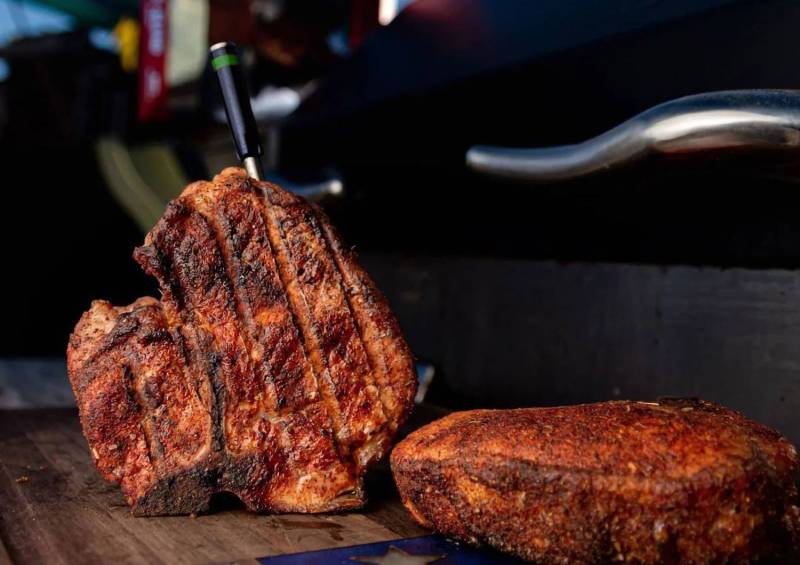 The MeatStick 4 - WLAN / Bluetooth Grillthermometer in grün