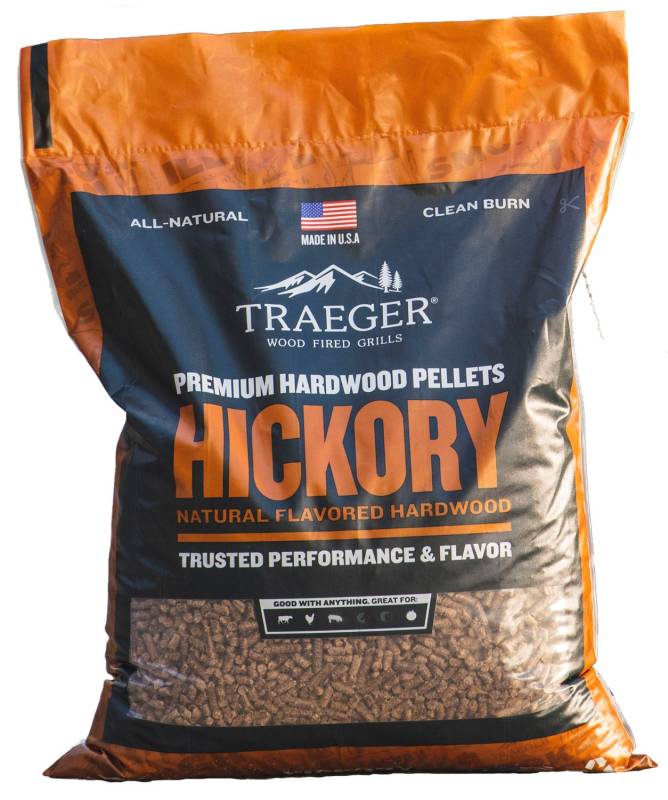 Traeger Hartholz Pellets Hickory, 9 kg Beutel