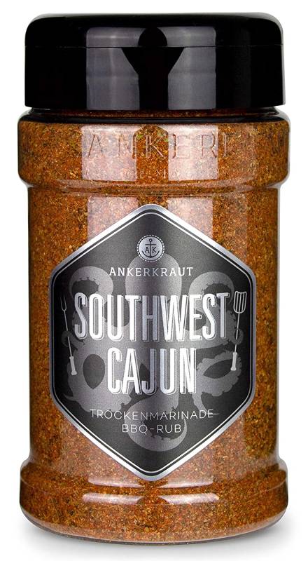 Ankerkraut Southwest Cajun, BBQ-Rub, 170 g Streuer