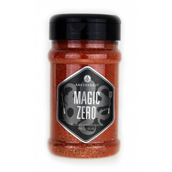 Ankerkraut Magic Zero, BBQ-Rub, 230 g Streuer