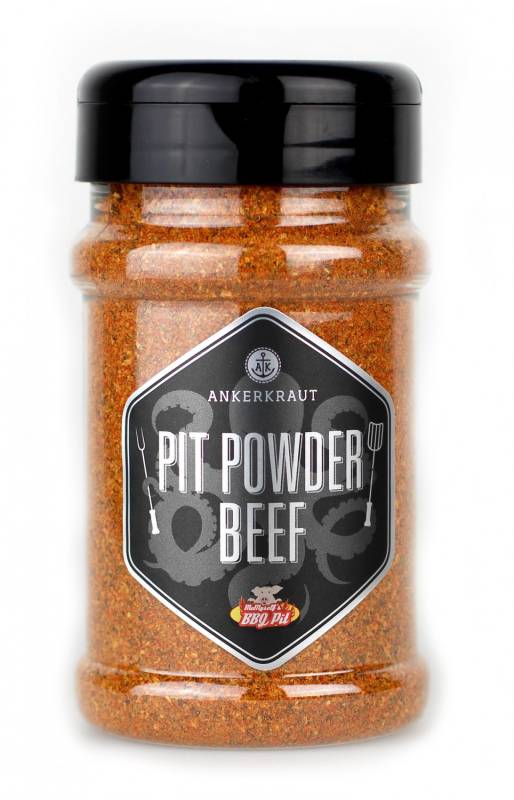 Ankerkraut Pit Powder Beef, BBQ-Rub, 200 g Streuer