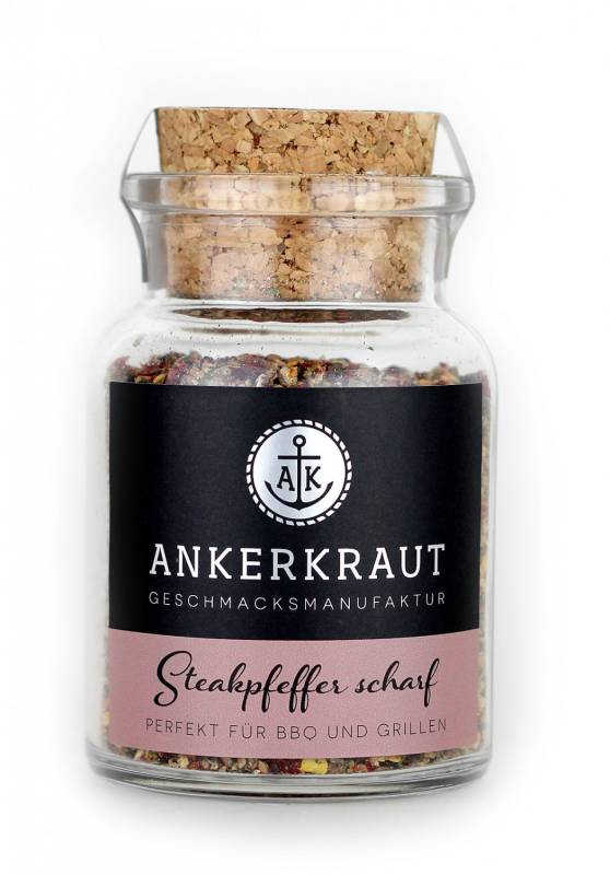 Ankerkraut Steakpfeffer scharf, 70 g Glas